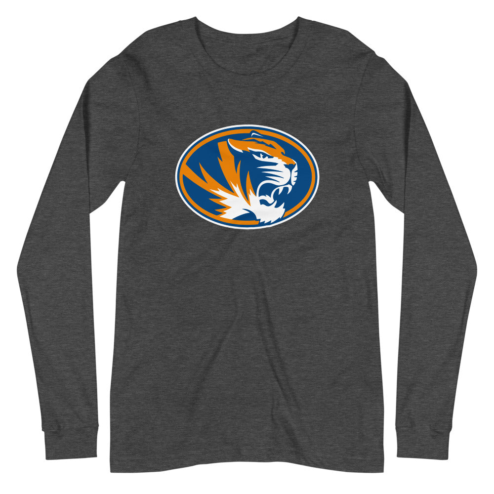 Red BAY High School Design 1 — Dark Grey Heather