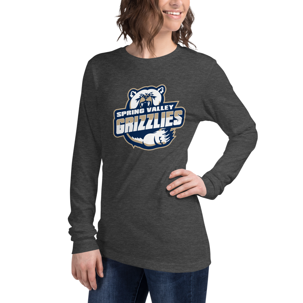 Spring Valley Grizzlies Design 1 — Dark Grey Heather