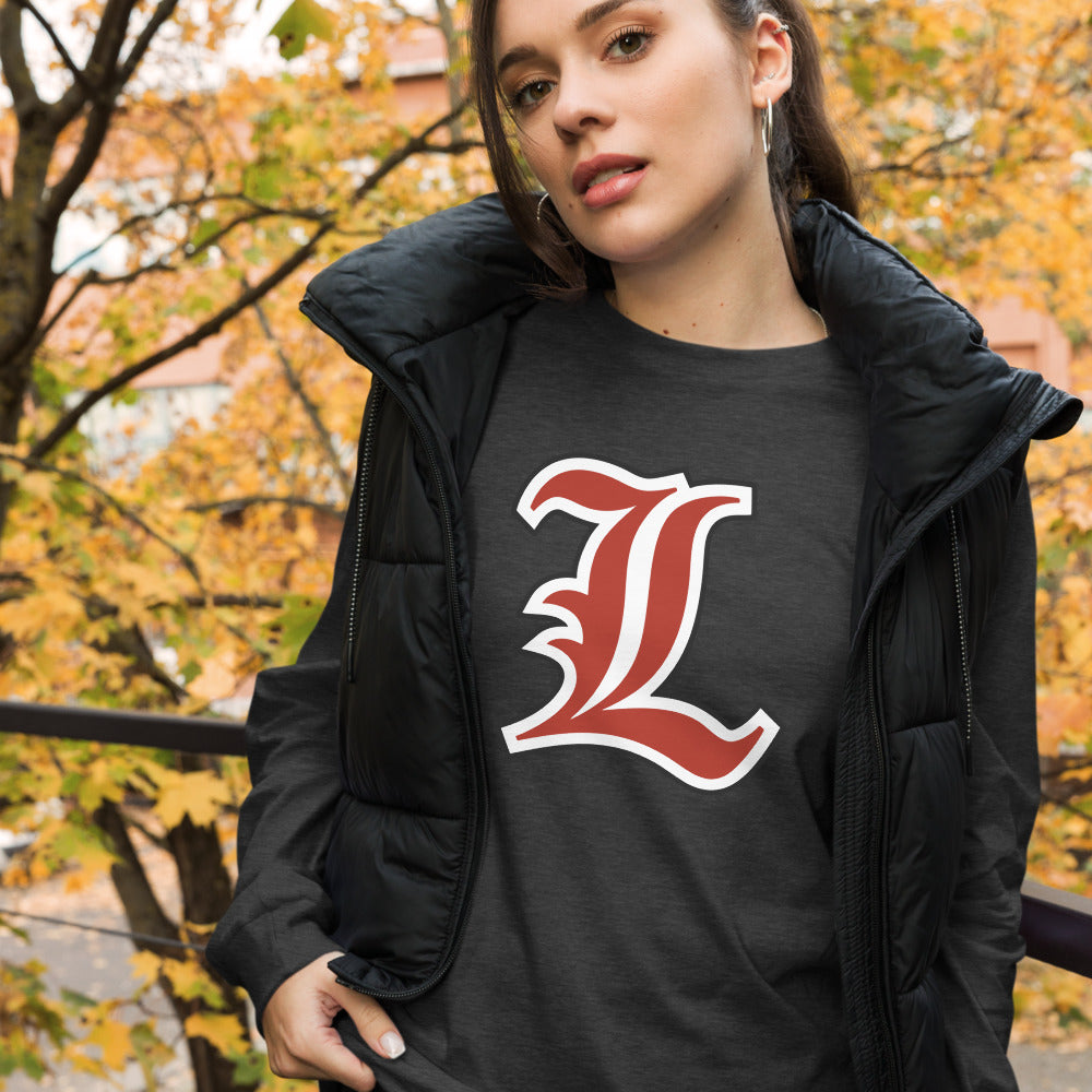 Luverne School Design 1 — Dark Grey Heather