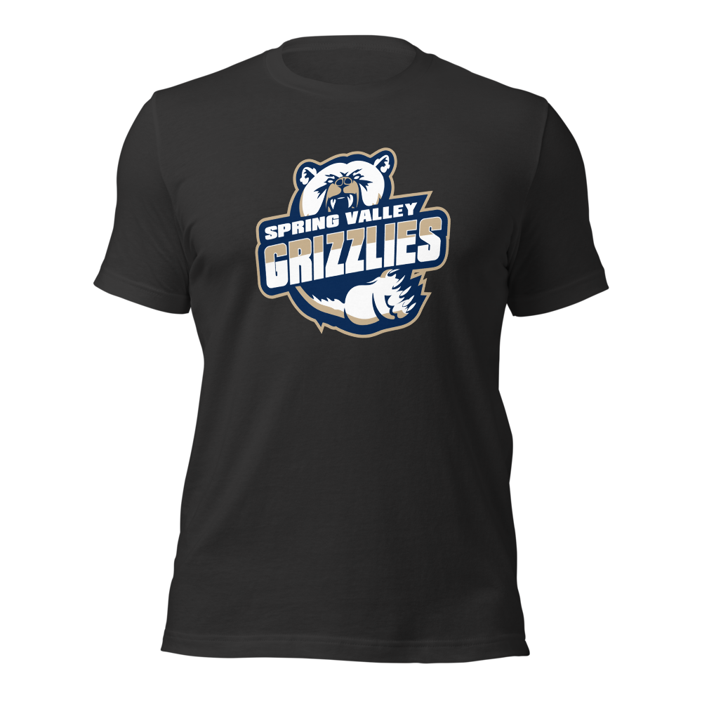 Spring Valley Grizzlies Design 1 — Dark Grey