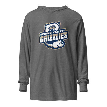 Spring Valley Grizzlies Design 1 — Grey Triblend — Ghost Front