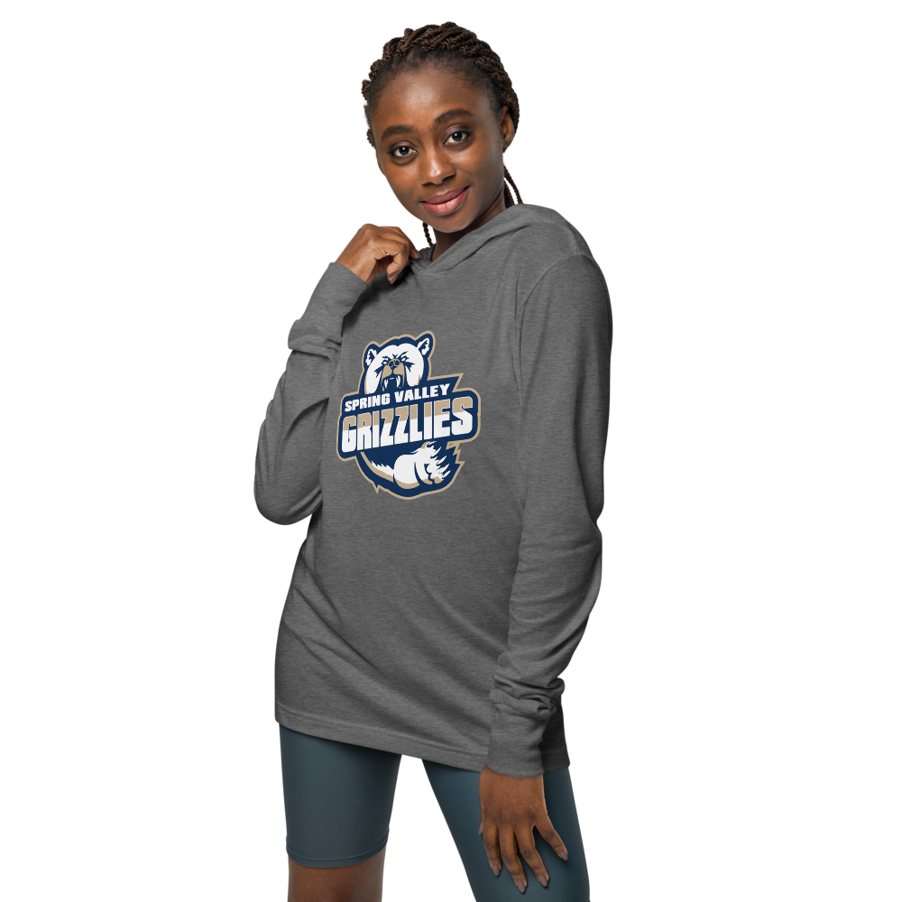 Spring Valley Grizzlies Design 1 — Grey Triblend — Womens Front