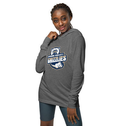 Spring Valley Grizzlies Design 1 — Grey Triblend — Womens Front