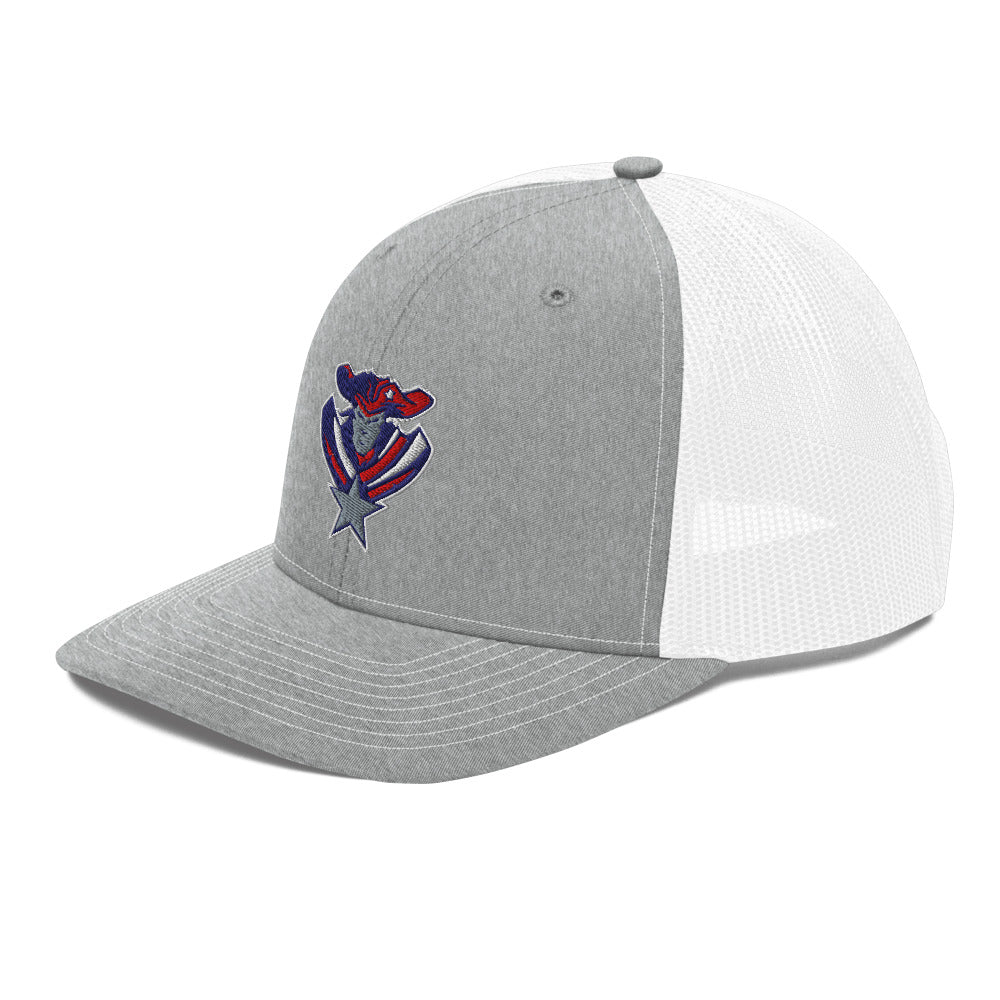 Hillcrest High School (Tuscaloosa) Design 1 — Heather Grey/White