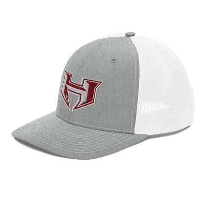 Hubbertville High School Design 1 — Heather Grey/White