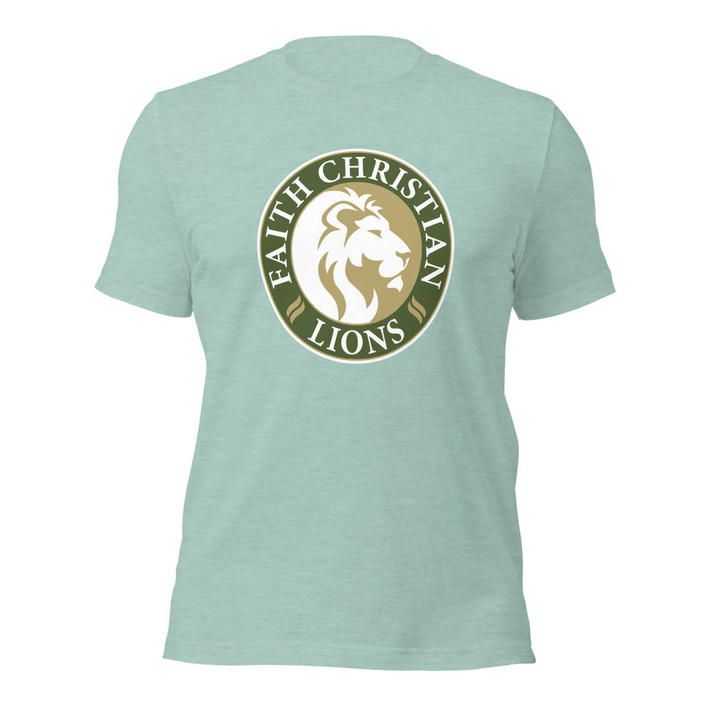 Faith Christian School Design 1 — Heather Prism Dusty Blue