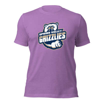 Spring Valley Grizzlies Design 1 — Heather Team Purple