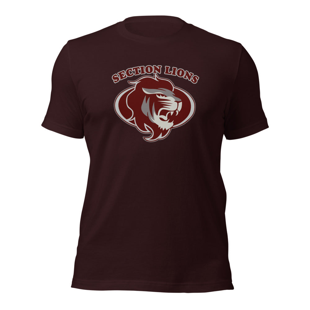 Section High School Design 1 — Oxblood Black
