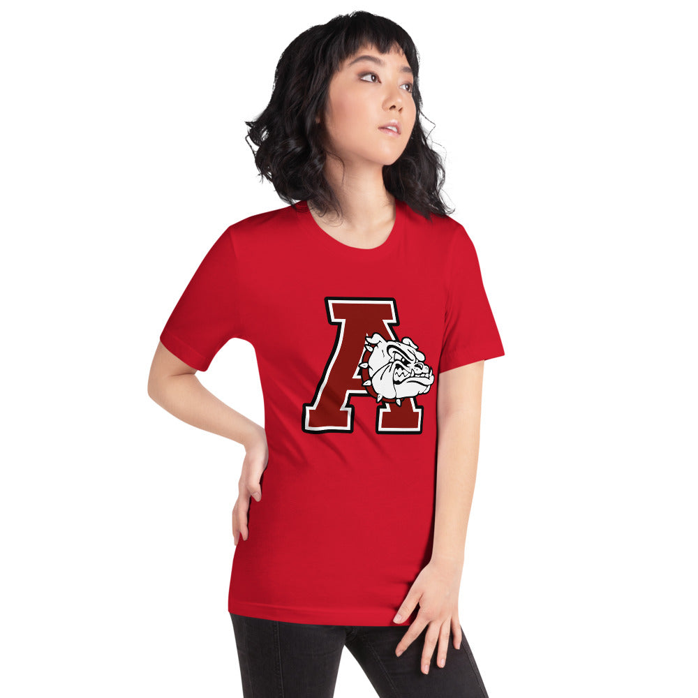 Anniston High School Design 1 — Red