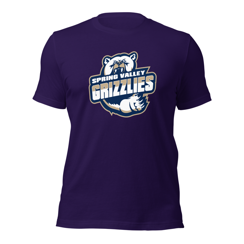 Spring Valley Grizzlies Design 1 — Team Purple