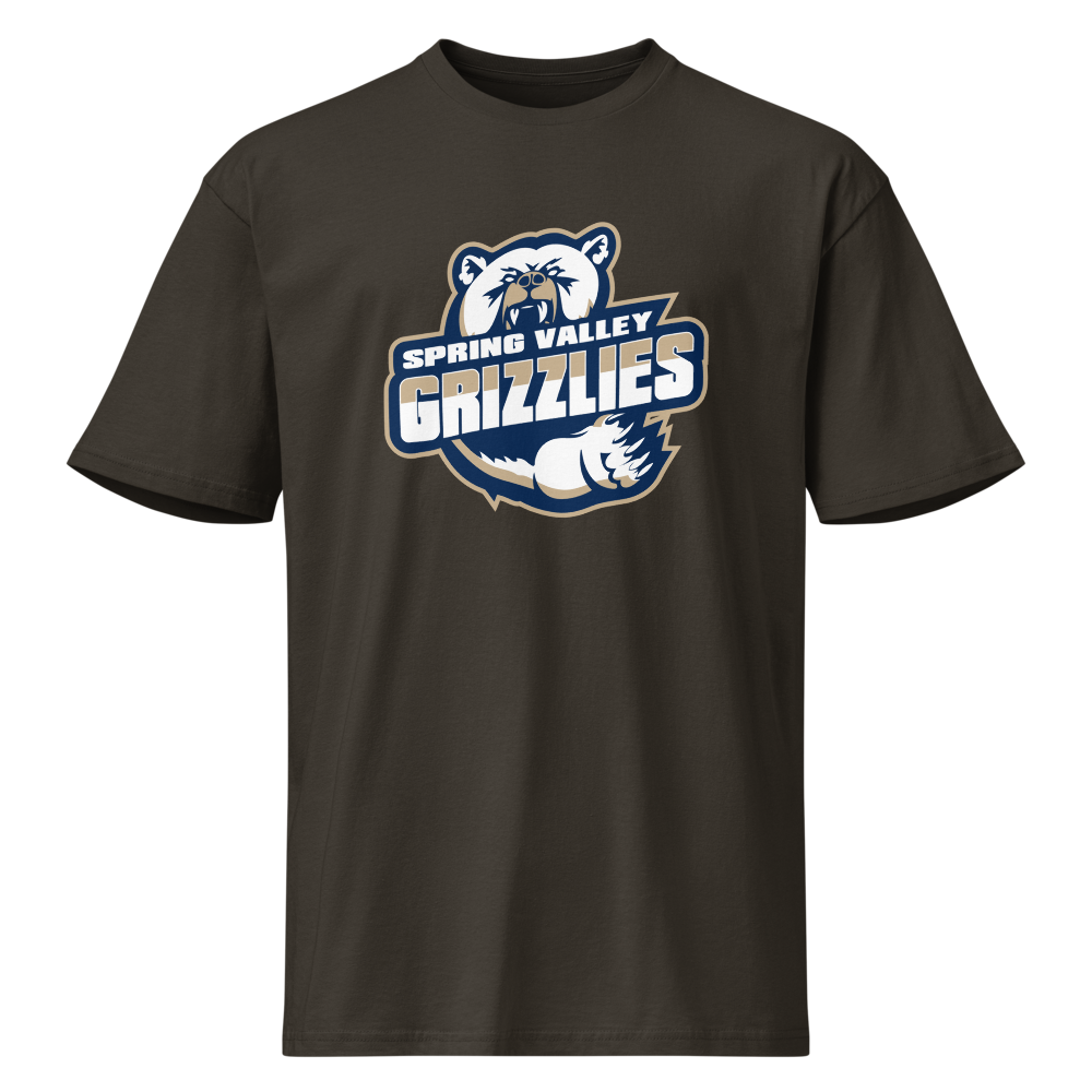 Spring Valley Grizzlies Design 1 — Vintage Black