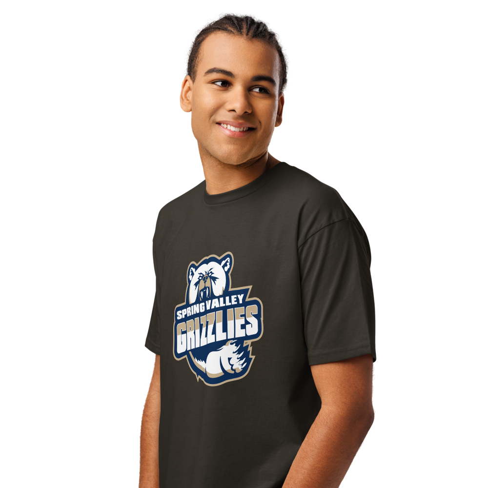 Spring Valley Grizzlies Design 1 — Vintage Black
