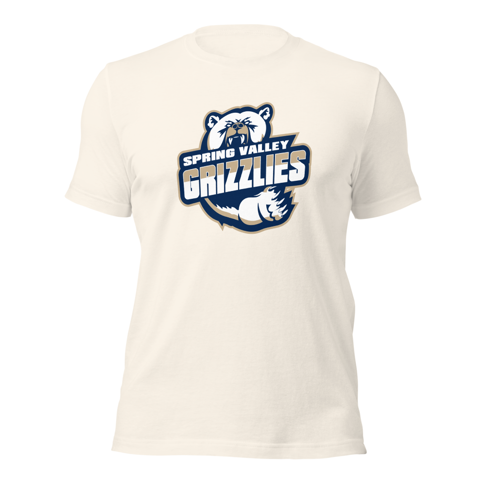 Spring Valley Grizzlies Design 1 — Vintage White