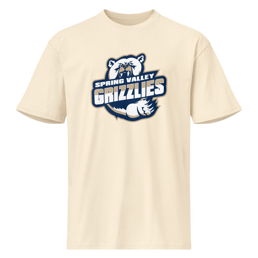 Spring Valley Grizzlies Design 1 — Vintage White
