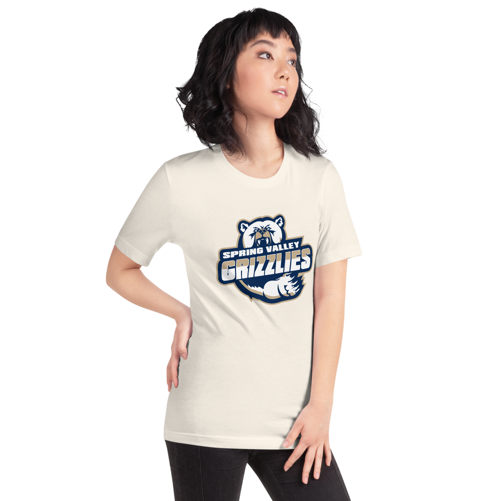 Spring Valley Grizzlies Design 1 — Vintage White