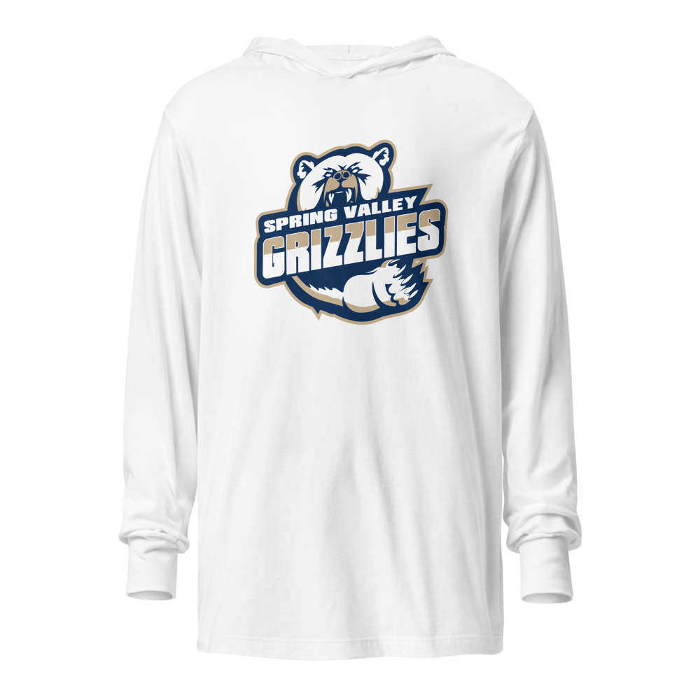 Spring Valley Grizzlies Design 1 — White — Ghost Front