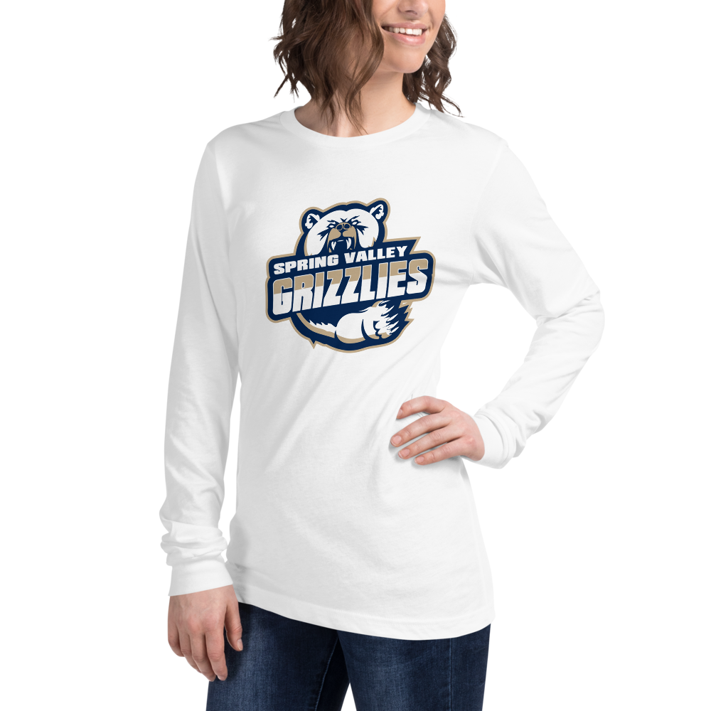 Spring Valley Grizzlies Design 1 — White