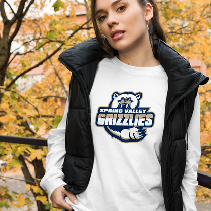 Spring Valley Grizzlies Design 1 — White