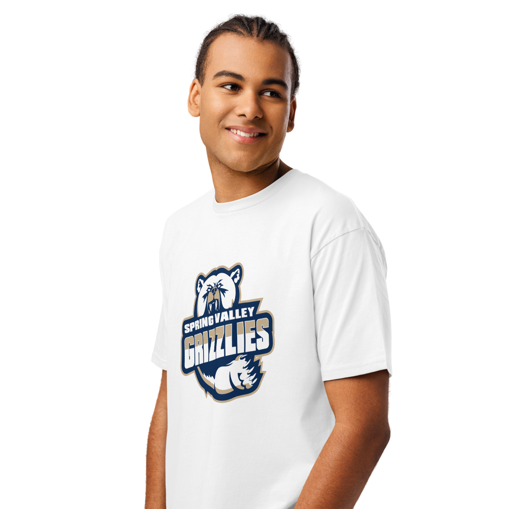 Spring Valley Grizzlies Design 1 — White