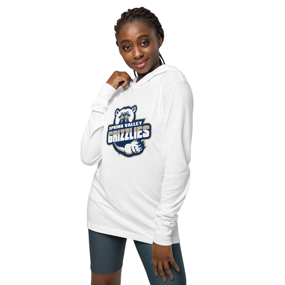 Spring Valley Grizzlies Design 1 — White — Womens Front