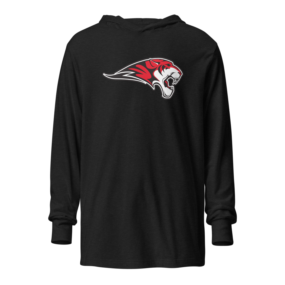 Hurricane High School Design 2 — Charcoal-Black Triblend