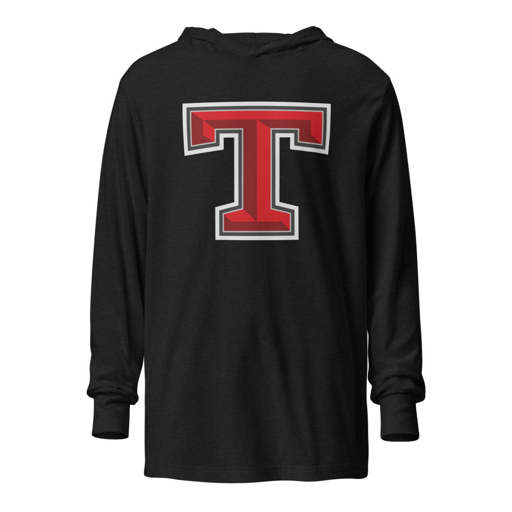Thompson High School Design 2 — Charcoal-Black Triblend
