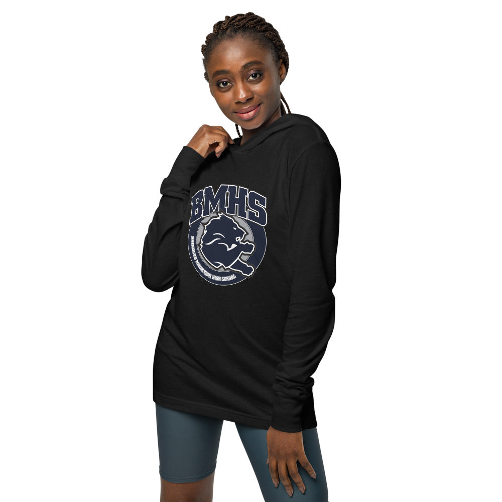 Brindlee Mountain High School Design 2 — Charcoal-Black Triblend