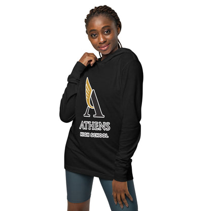 Athens High School Design 2 — Charcoal-Black Triblend