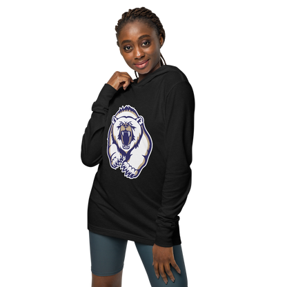 Spring Valley Grizzlies Design 2 — Charcoal-Black Triblend — Womens Front