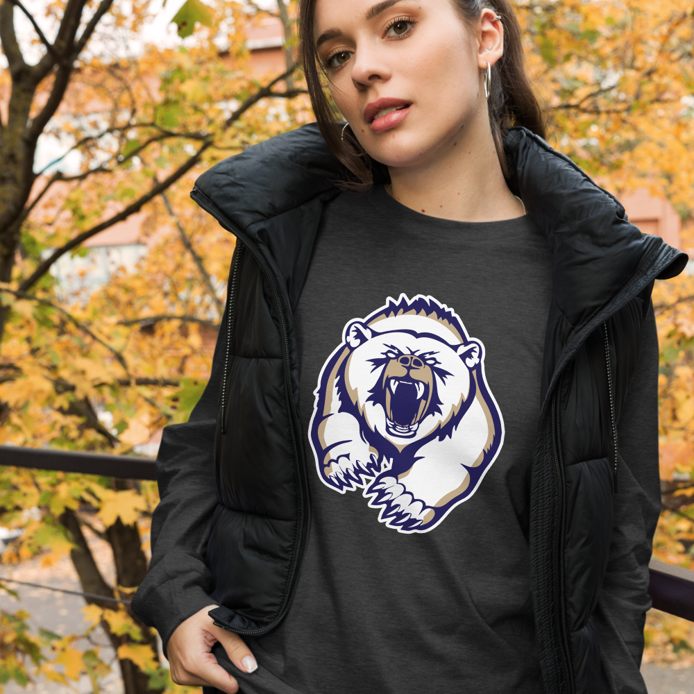 Spring Valley Grizzlies Design 2 — Dark Grey Heather