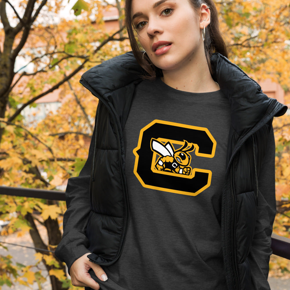 Corner High School Design 2 — Dark Grey Heather