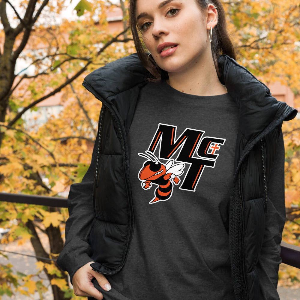 McGill-Toolen Catholic High School Design 2 — Dark Grey Heather