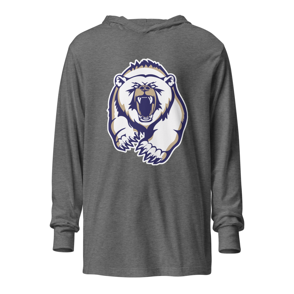 Spring Valley Grizzlies Design 2 — Grey Triblend — Ghost Front