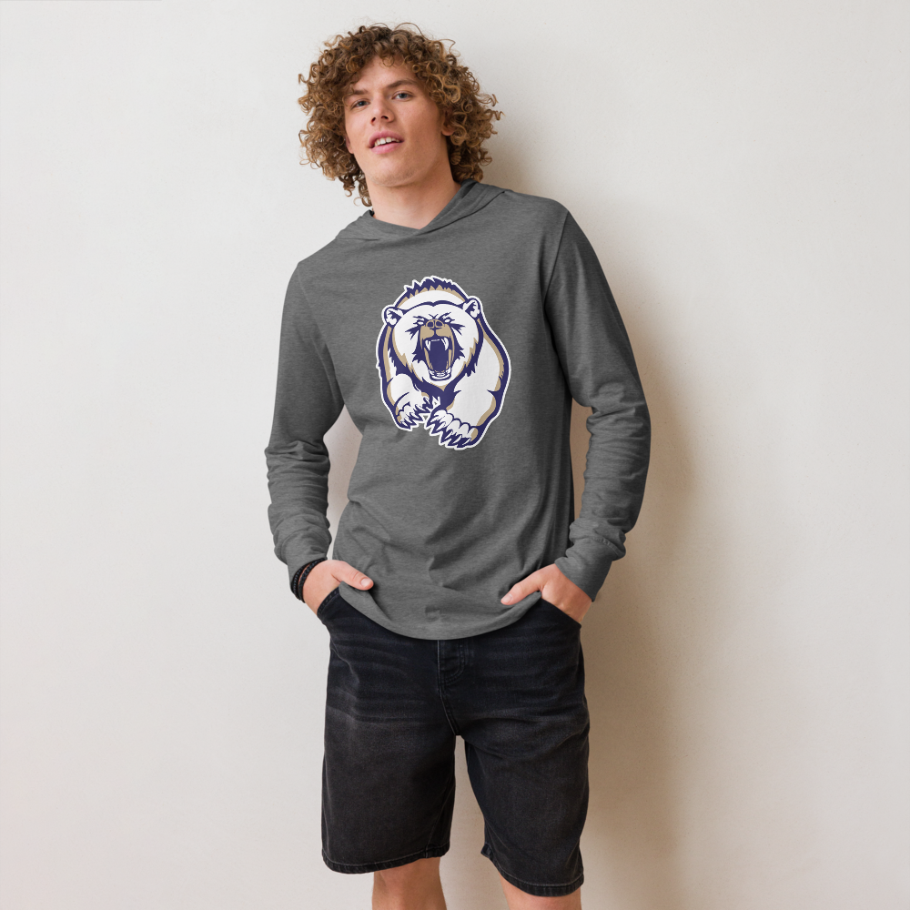 Spring Valley Grizzlies Design 2 — Grey Triblend — Mens Lifestyle Front
