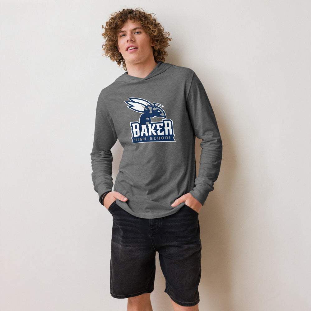 Baker High School Design 2 — Grey Triblend