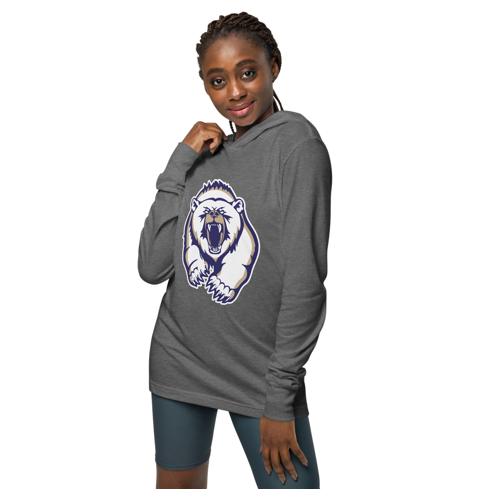 Spring Valley Grizzlies Design 2 — Grey Triblend — Womens Front