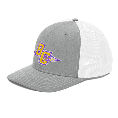Bibb County High School Design 2 — Heather Grey/White