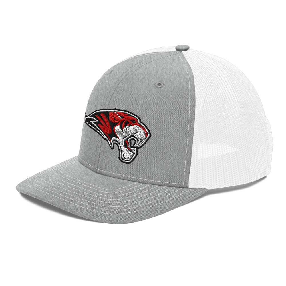 Hurricane High School Design 2 — Heather Grey/White