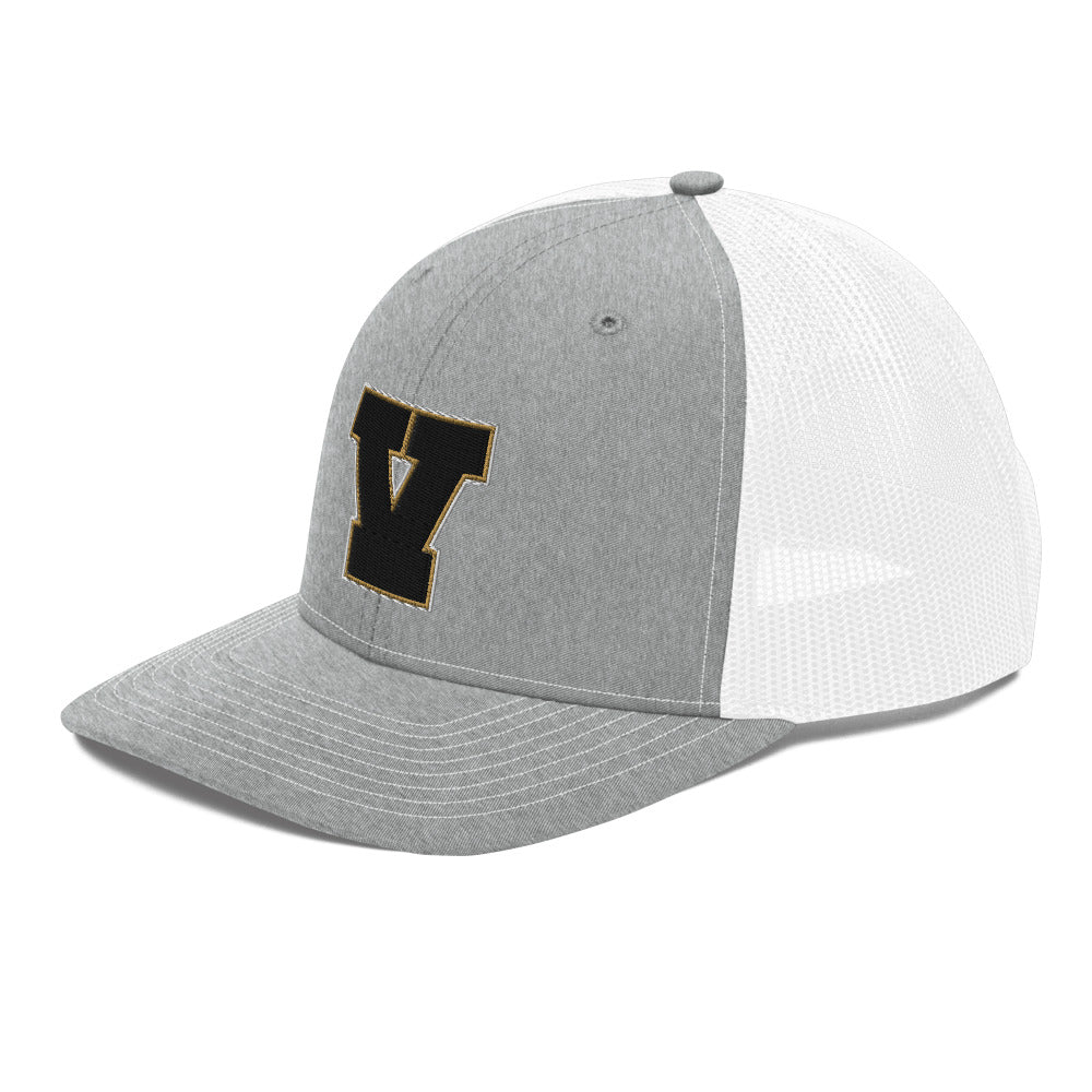 Lamar County High School Design 2 — Heather Grey/White