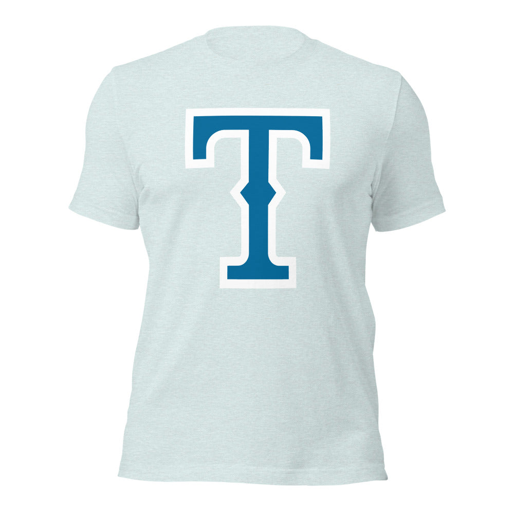 Tharptown High School Design 2 — Heather Prism Ice Blue