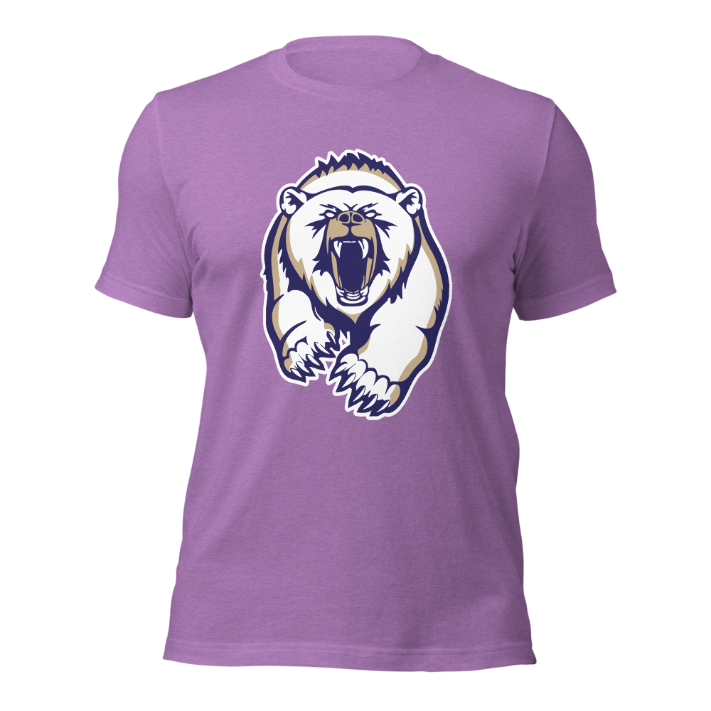Spring Valley Grizzlies Design 2 — Heather Team Purple