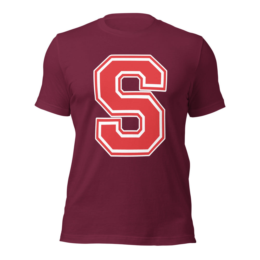 Saks High School Design 2 — Maroon