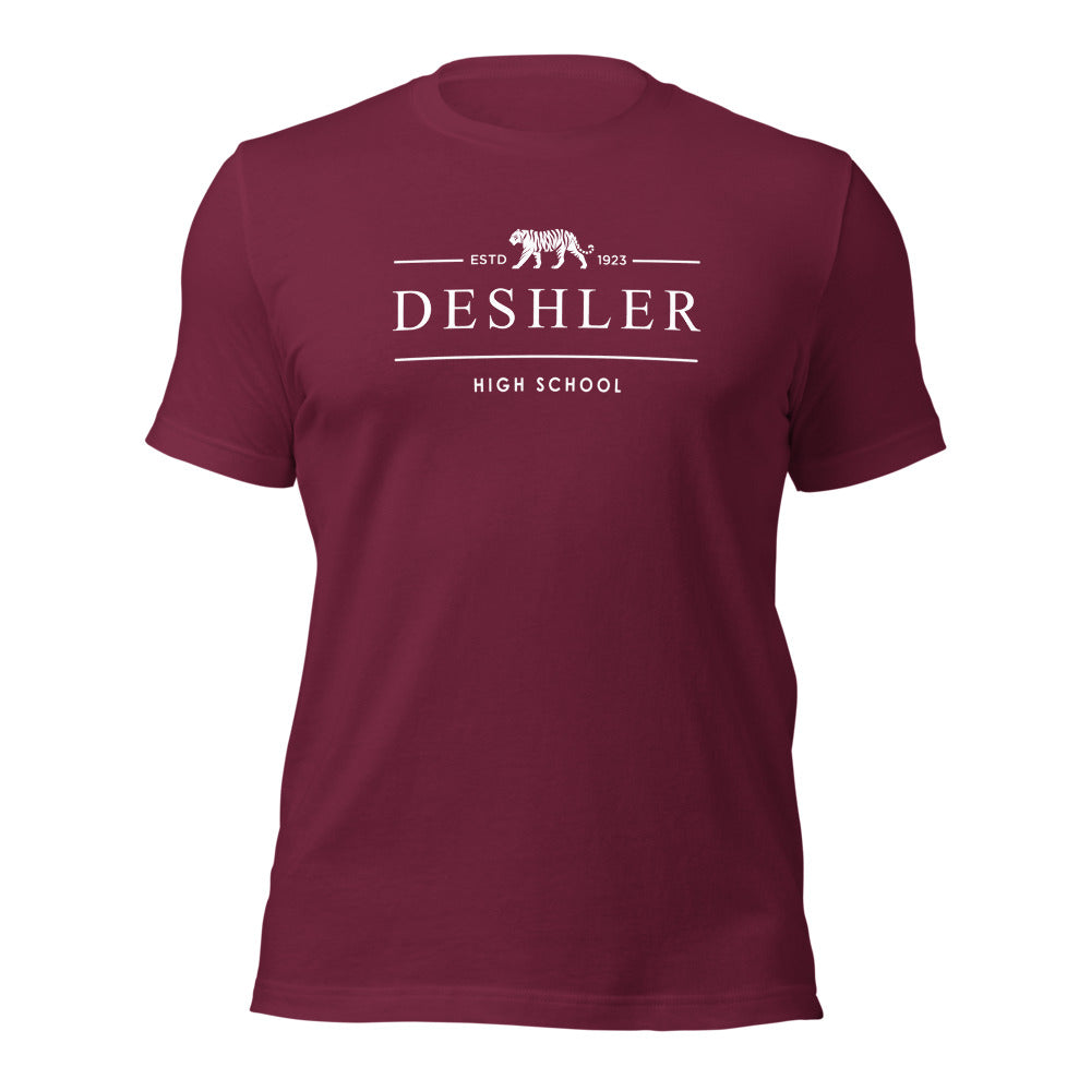 Deshler High School Design 2 — Maroon