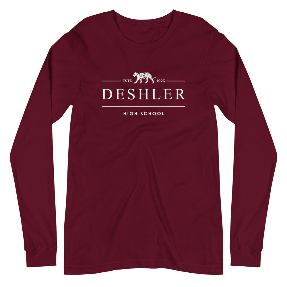 Deshler High School Design 2 — Maroon
