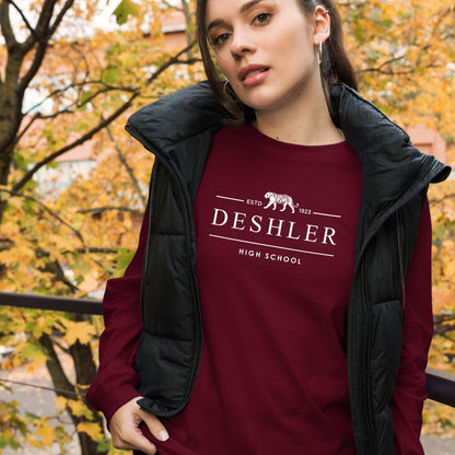Deshler High School Design 2 — Maroon