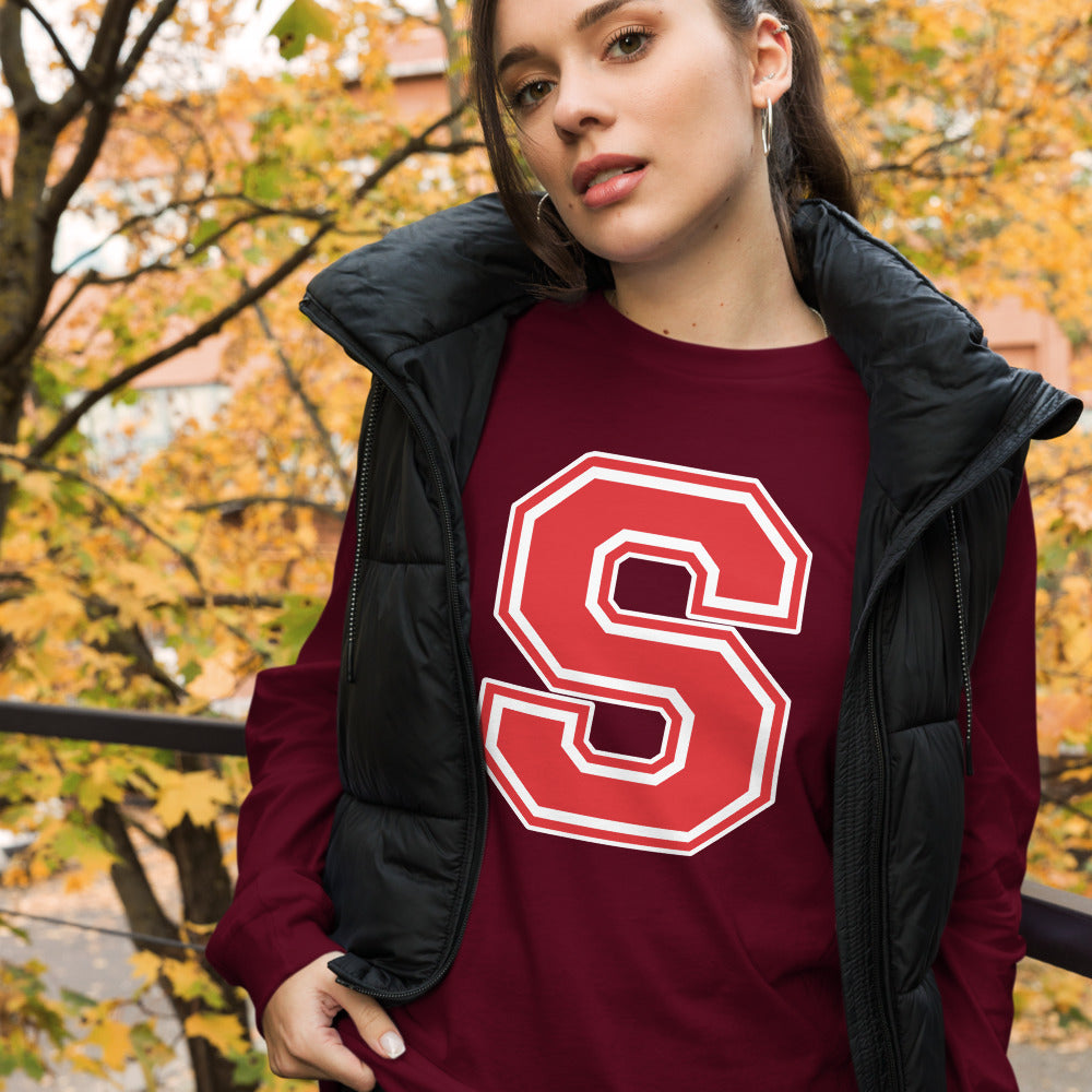 Saks High School Design 2 — Maroon