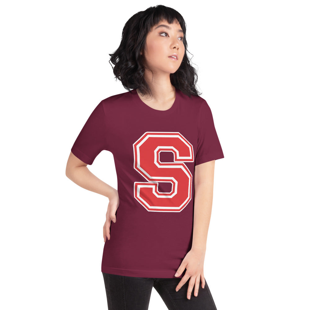 Saks High School Design 2 — Maroon