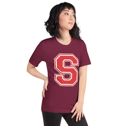 Saks High School Design 2 — Maroon