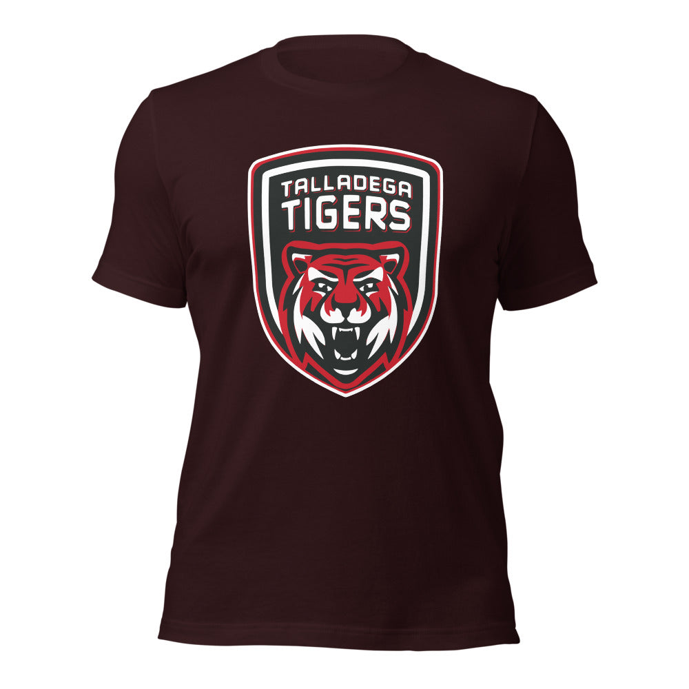 Talladega High School Design 2 — Oxblood Black
