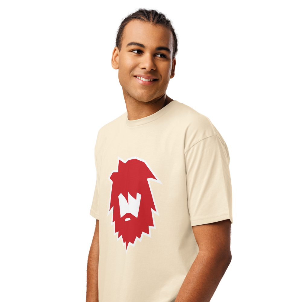 American Fork Cavemen Design 2 — Vintage White